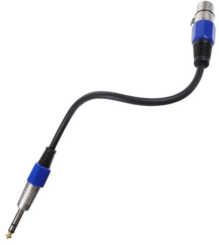 DIYEAH 2pièces Câble Adaptateur Microphone Femelle Câble Audio pour Stéréo Professionnelle