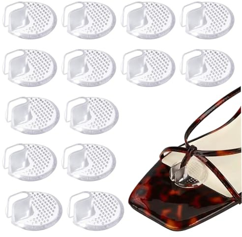 7 Paare Zehenschutz Flip Flop, Zehentrenner Pads Silikon Klar Protector, Flip Flops Gel Silikon Zehenschutz vor Schmerzen und Blasen für Männer und Frauen