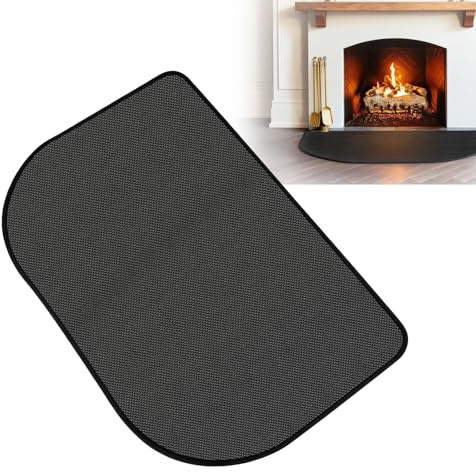 Tappetino per Braciere,50 * 80cm Tappetino Ignifugo,Tappetino per Griglia da Esterno,per Il Pavimento per stufa, Caminoproteggere il pavimento dalle scintille