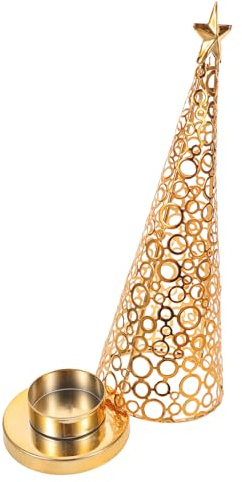 EPIGEIST Candele Decorative Da Tavolo Portacandele Per Tavolino Da Caffè Portacandele Ad Albero Per Le Feste In Metallo Regalo Per Le Feste In Metallo