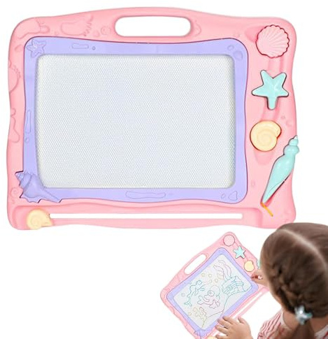 Magnetische Maltafel – Extra Große Zeichentafel Zaubertafel Spielzeug | Kindertafel Lernspielzeug für Kleinkinder Kindergarten Weihnachten Neujahr Geschenk