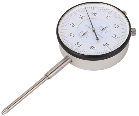 Chiyyak 0,01 Mm Testindikator med Rostfri Stålstruktur, Hög Precision för Maskinarbete, 0-50 Mm Räckvidd