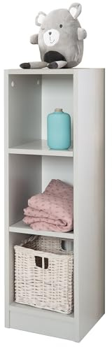 roba Seitenregal 'Maren 2', passend unter Wickelkommode 'Maren 2', für Kinderzimmer, Lichtgrau