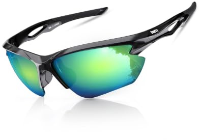 BONDDI Sunglasses Men - Polarized Sports Sun Glasses Ultra Light Unbreakable Frame Eyewear UV400 Protection for Man Women