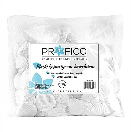 Baumwollwattepads | Kosmetikpads | für Make-up Manicure | 500g 1200 Stk.
