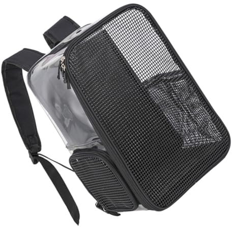 VILLFUL Haustier Rucksack Katzen Tragetasche Atmungsaktiv Oxford Coth Transparente Reisetasche Mit Großer Kapazität Für Unterwegs Reisen Und Ausflüge