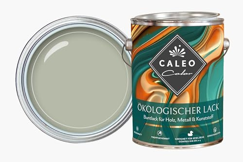 Caleo Color Jade Paint 0.68 Litres – Ecological Paint for Furniture – Natural, Solvent-Free, Suitable for Toys