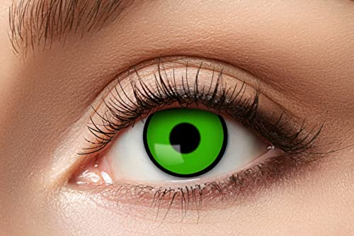 Zoelibat Eyecatcher – Green Eye – Farbige Wochen-Kontaktlinsen in mystischem Grün – Kontaktlinsen ohne Stärke