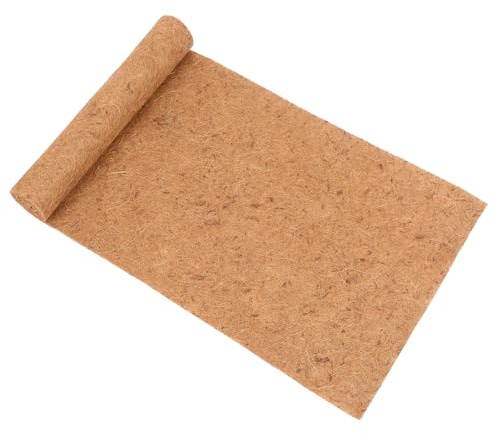 Milisten Alfombra para de Reptiles de Fibra de Natural Sustrato Transpirable Resistente y Reutilizable para Tortugas y