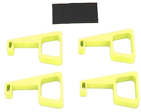 Ouitble Soporte horizontal para consola de juegos, 4 piezas ABS de grado industrial, pies de enfriamiento antideslizantes, soporte de elevación para profesionales, mejora la disipa (Amarilla)