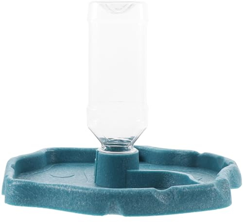 Abaodam Distributore Automatico di Acqua per Rettili, Ciotola Resistente e Antiscivolo per Tartarughe e Lucertole, Abbeveratoio Portatile per Alimentazione e Idratazione Continua