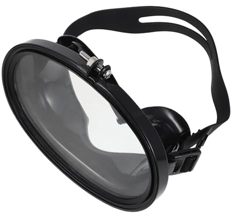 Abaodam Occhiali da Sub per Pesca a Lente Singola Protezione Uv, Maschera da Snorkeling per Adulti, Maschera Subacquea Lenti Antiappannamento ad Alta Definizione e Cinghie Regolabili