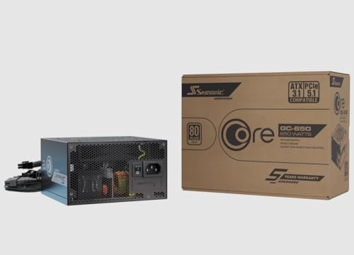 Seasonic Fuente de alimentación 650W Core GC-650 ATX3 (80+Dorado)