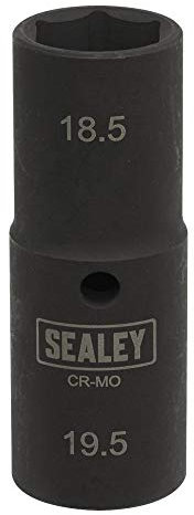 Sealey SX1819 80mm 1/2Sq Drive 18.5/19.5mm Double Ended Deep Impact Socket