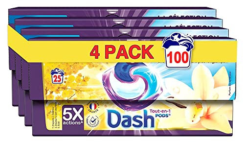 Dash All-in-1 Waschmittel PODS Vanille & Mimose 4x25WL