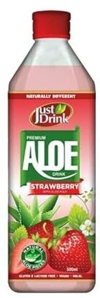 Just Drink Aloe Vera12 botellas de 500 ml (fresa)