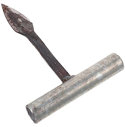 BRIGHTFUFU Ouvre-huîtres t En Acier Robuste Poignée Ergonomique Noir, Outil D'ouverture D'huîtres Professionnel Pour Restaurant Et Fruits De Mer, Usage Culinaire Spécialisé