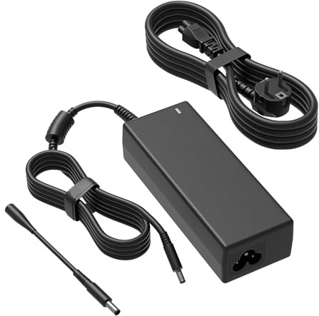 SLRIOYS 65W 45W Cargador Compatible con DELL Inspiron 17 16 15 14 13 11 3000 5000 7000 Series 3501 3583 3593 3535 3793 5510 5402 5566 5502 5410 7506 7573 7405 7306 7300 7373 7378 Laptop