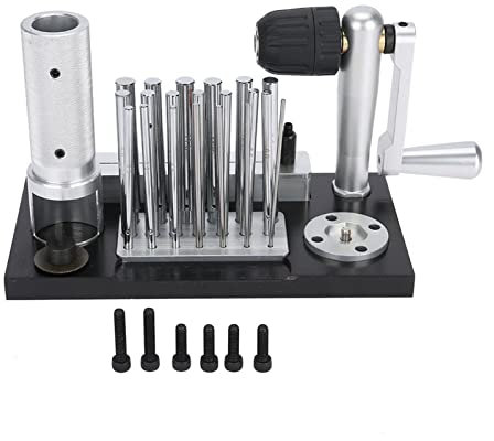 Fabricant d'anneaux de saut machine de tréfilage à manivelle en acier inoxydable avec 20 mandrins assemblage facile outil professionnel variété de 2,5 mm à 12 mm