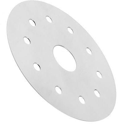 Healifty Plaque Diffuseur de Chaleur en Acier Inoxydable Ailette Conductrice de Chaleur, Bords Lisses, Accessoire Cuisine Pratique pour Casserole à Induction
