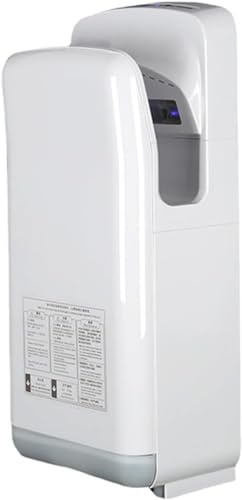 JMOUZHG Asciugamani Automatico filtrato Verticale Compatto ad Alta velocità a Getto d'Aria Asciugamani per bagni 850W,