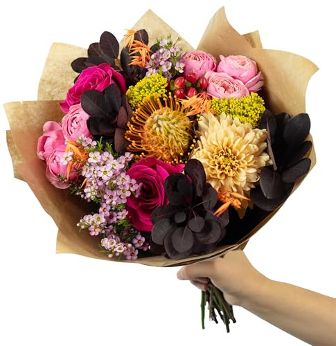 Blumenstrauß 'Fire Crush' - Größe L - Stiellänge ca. 50 cm - Strauß frischer Blumen