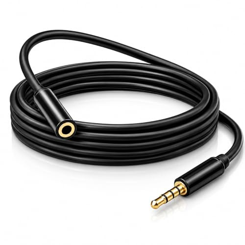 3.5mm Extension Cable 6.6FT Headphone Extension Cable Male to Female, Durable Audio Extension Cables for Headphones Earphones Speaker Car Stereo Computer TV, Jack Headphone Cable Extension