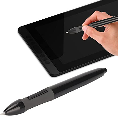 Stylet pour Tablette GT-191, Pro, GT-156HD, V2/GT-220 V2, sensibilité à la Pression de 8192 Niveaux pour Le Dessin Graphique