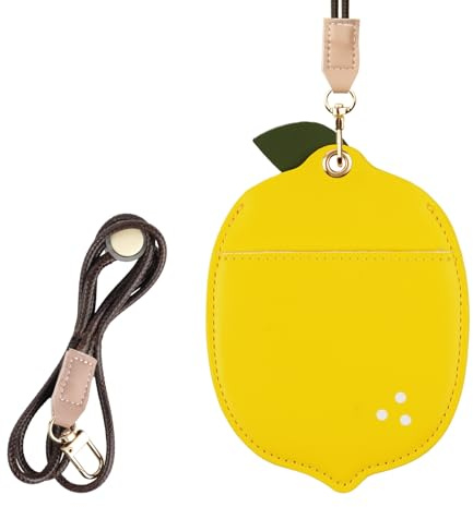 AXFEE Scheckkartenhülle, Ausweishalter, Leder Schutzhülle, Kompatibel mit AirTags, Hülle Schlüsselanhänger Case, mit Trageschlaufe, EC Kartenhülle Ausweis für Bankkarten, für Frauen Kind,Weihnachten
