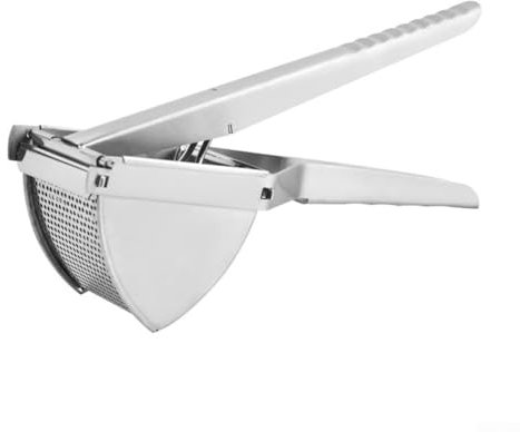 HpLive Prensa de patatas de acero inoxidable, prensador de patatas multifuncional para zanahorias, coliflor y ñame, apto para lavavajillas