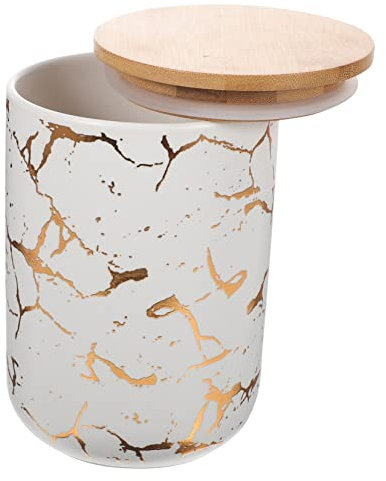 Ciieeo Ceramic Tea Storage Jar Airtight Sealed Candy Container for Home Supplies
