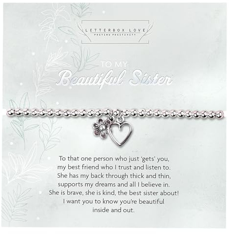 Silver Plated Sister Bracelet in Gift Box