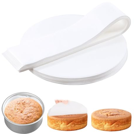 50 Set Parchment Paper Rounds & Pre-Cut Parchment Paper Liners,Cake Pan Parchment Paper Sheets Round For Baking (10)