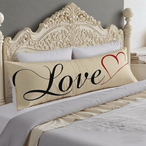 Taie de Traversin 90 cm Rétro Housse Traversin 30x90 cm Rectangulaire Double Face Velour Housse de Coussin comme Motif avec Fermeture Éclair Invisible pour Decoration Maison Canapé Lit Chambre O-189