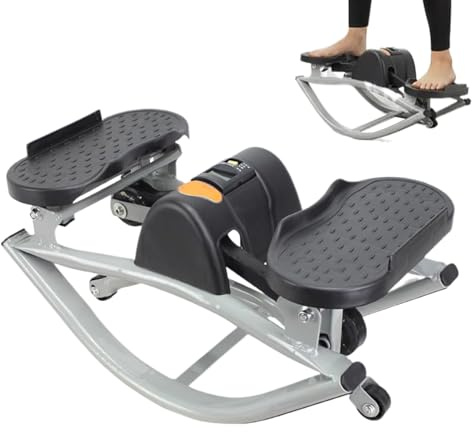 Máquina de Ejercicios en casa con balancín Lateral, Steppers Laterales de bajo Impacto para Entrenamiento de piernas, Core, glúteos y Cuerpo Completo.