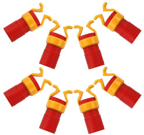 Alipis 8pcs Plastic Screw Holder Clamp Set Universal Hand Screw Gripper Attachment for Woodworking Suitable for Drill Bits and Manual Use