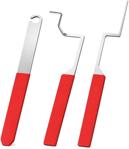 Pack of 3 Universal Window Key Replacement Set Sturdy Steel Window Opener Tool with Comfortable Grip for Casement Windows and Door Fitting Durable and Corrosion-Resistant