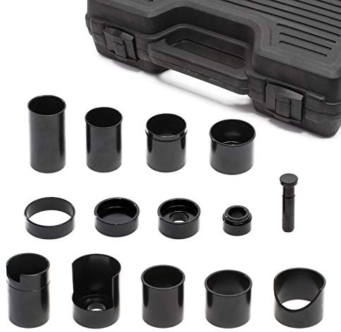 Kit 14 piezas extracción rodamientos Set Prensa hidráulica estampar Talleres Accesorios Herramientas