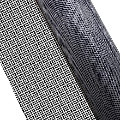 Fliegengitter moustiquaire Porte fenetre Enroulable 200x500cm Filet Écran Insecte pour Vitrée Porte Terrasse en Fibre de Verre, Résistant aux Déchirures et aux UV Ignifugation Durable Gris