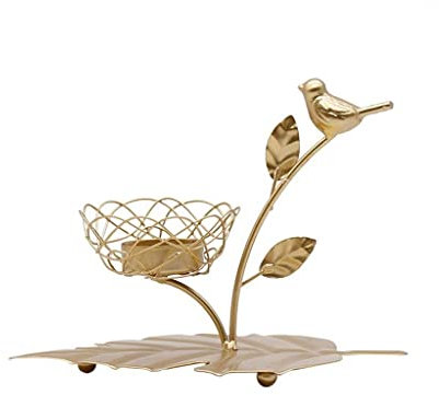 HEXEH Kerzenhalterhalter Schmiedeeisen im europäischen Stil von Schmiedeeisen bandlestick romantisch Tisch Kerzenlicht Dinner Wohnzimmer Dekoration Ornamente Kandelaber