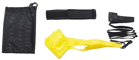 Perfeclan La Cintura per l'allenamento della Forza della Cintura di Resistenza al Nuoto con Paracadute da Nuoto migliora la coordinazione della Forza, 30 cm