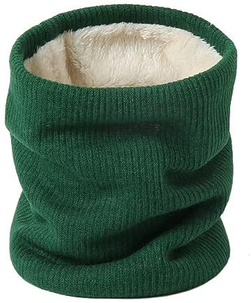 Damen Schal Winter Warm Strick Halswärmer,Winterschal Warme Gesichtsmaske, Halswärmer Halstuch Männer Gesichtsschal Damen Winter Warm Strick für Outdoor Skifahren Motorrad Laufen Radfahren,Grün