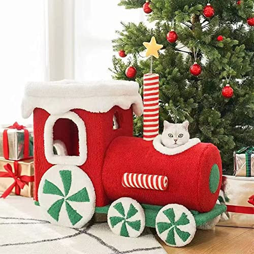 DOOKAA wandkratzbaum deckenhoher kratzbaum Kratzbaum Großer Kratzbaum | Geräumiger Kletterbaum, langlebige Hanfseilpfosten, stabil und extra groß