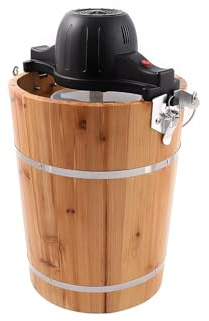 Vente-unique-M·quina de hacer helado GIVRETO de madera - 5.5 L