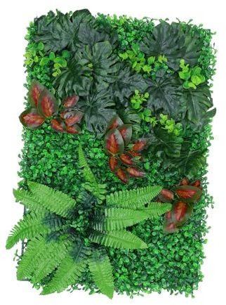 Clôture De Jardin En Panneau De Gazon Artificiel Pour Jardin Extérieur Verdure Simulée