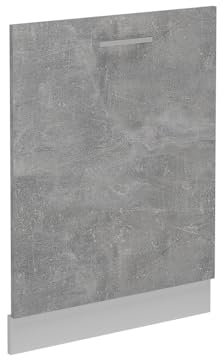 Vicco Coperchio per lavastoviglie R-Line, Calcestruzzo, 60 cm senza piano di lavoro