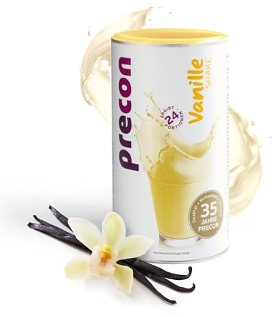 Precon BCM Diät Shake zum Abnehmen – Vanille – 24 Portionen (480 g) | Mahlzeitenersatz für eine gewichtskontrollierende Ernährung, 214 kcal, 20,3 g Eiweiss, 23 Vitamine & Mineralstoffe