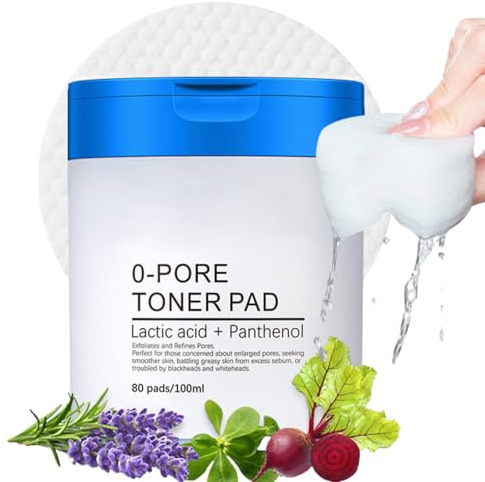 Zero Pore Pads Korean Skincare - Salicylsäure Toner Pads - Peeling Gesichtspads Gesichtsreinigung Pa ds,Ölregulierend, Poren Verkleinern - Salicylic Acid Gesichtspeeling für Alle Hauttypen（80PCS）