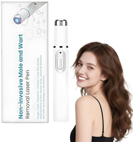 Stylo Non Invasif Pour Éliminer Les Grains De Beauté Et Les Verrues, Effaceur De Taches Brunes Pour Le Visage Et Le Corps, Stylo Laser Pour Éliminer Les Verrues, Pour Tous Les Types De Peau (1pcs)