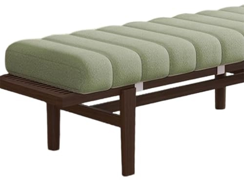 Generisch Sitzkissen Bank Innen Komfort 4,5 cm Dickes Bankauflage Bankkissen 120/150/100 X 40cm 90 X 30cm Rutschfester Rechteckiges Sitzauflage Sitzbank Für Erkerfenster Terrasse,Grün,40x100cm